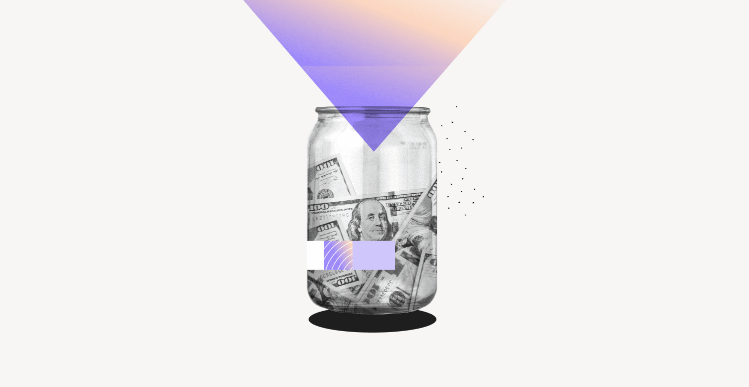 Jar with money