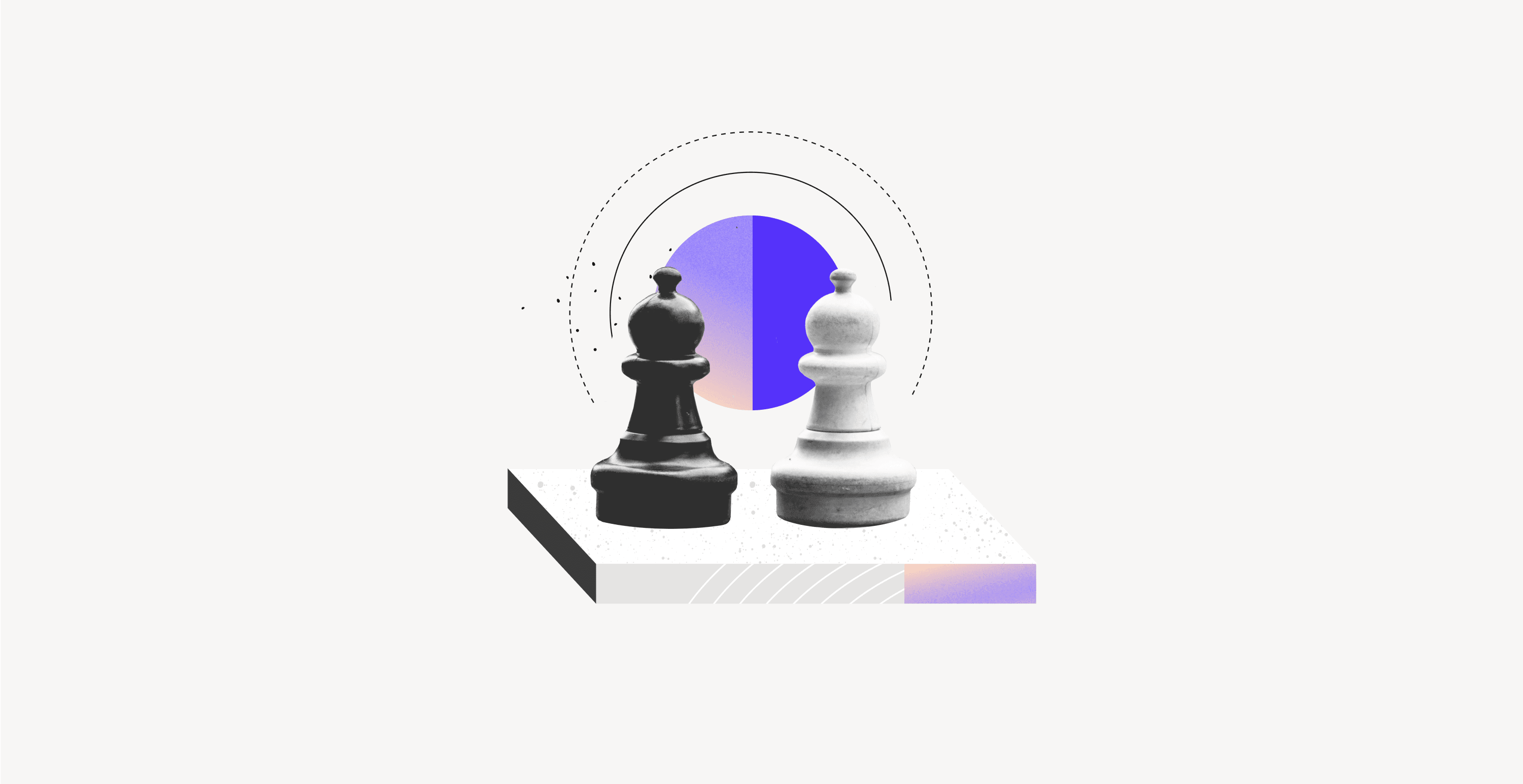 Two chess pieces