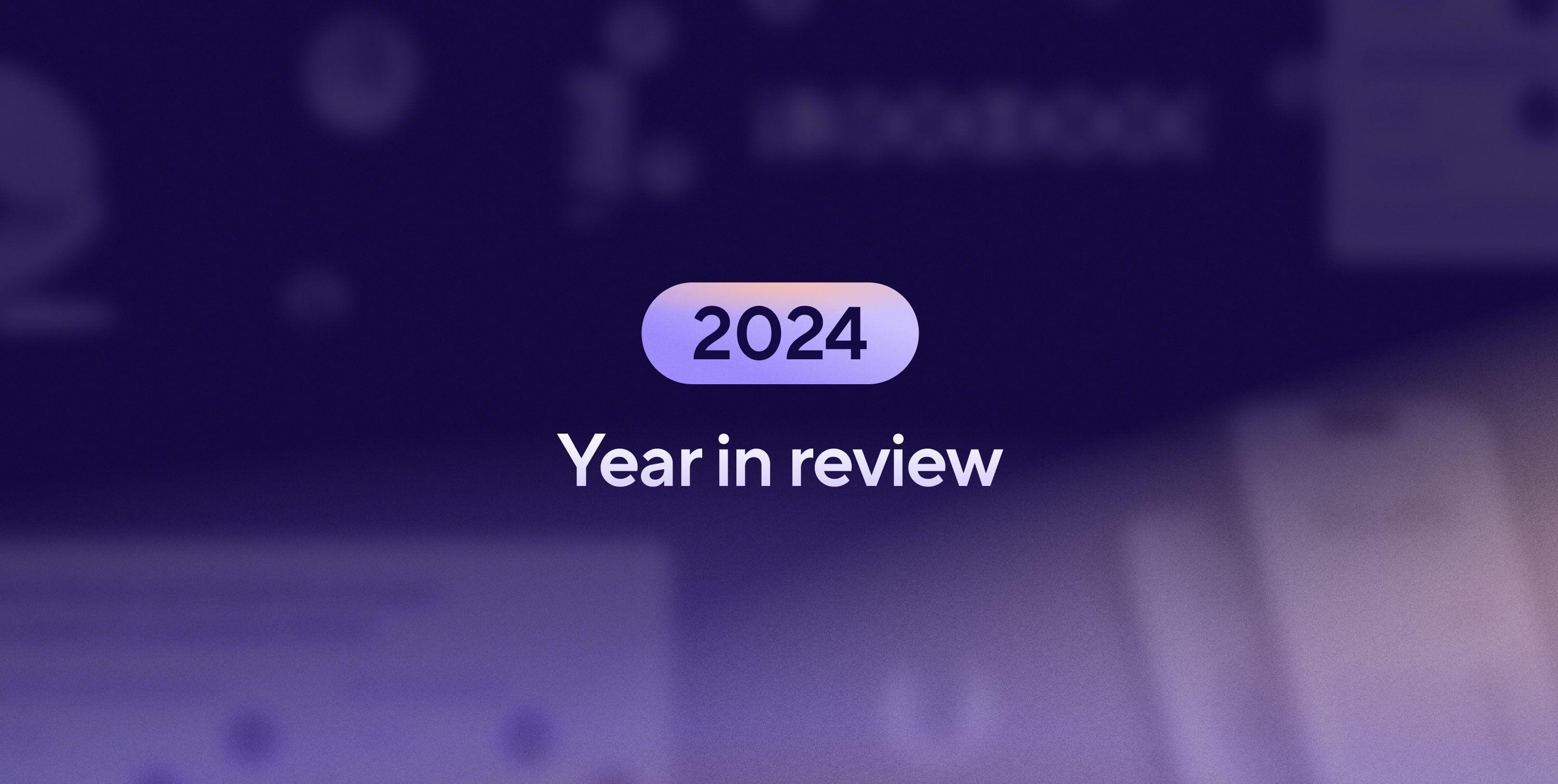 Guideline 2024 Year in Review blog header image