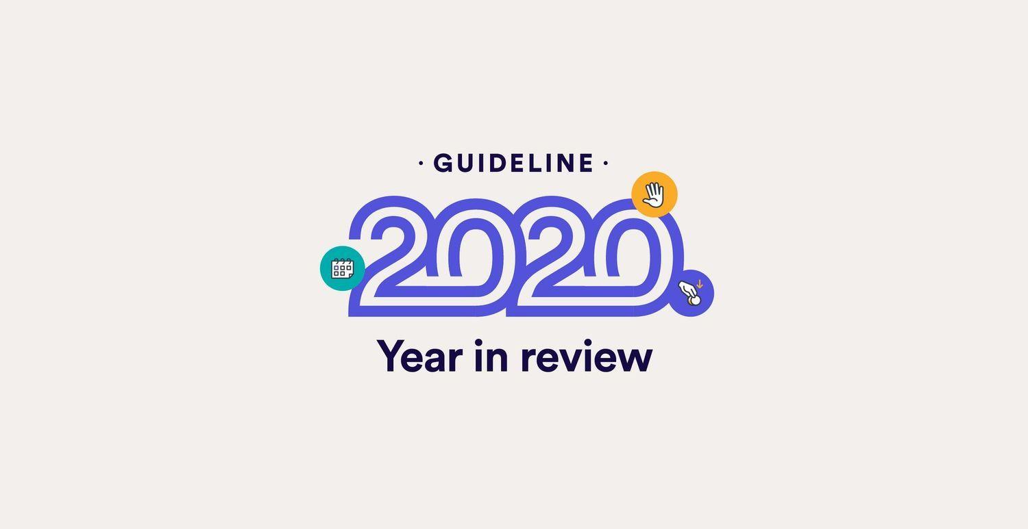 Guideline 2020 year in review logo