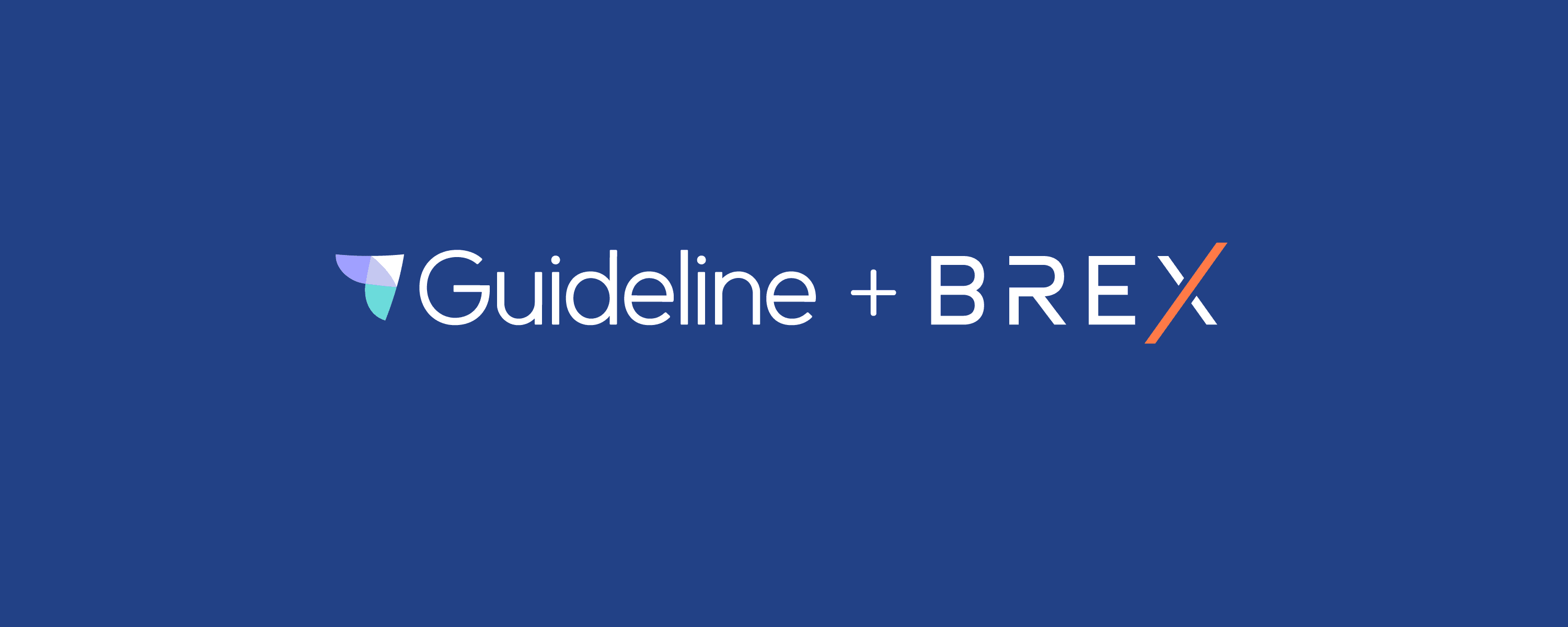 Guideline and Brex logos