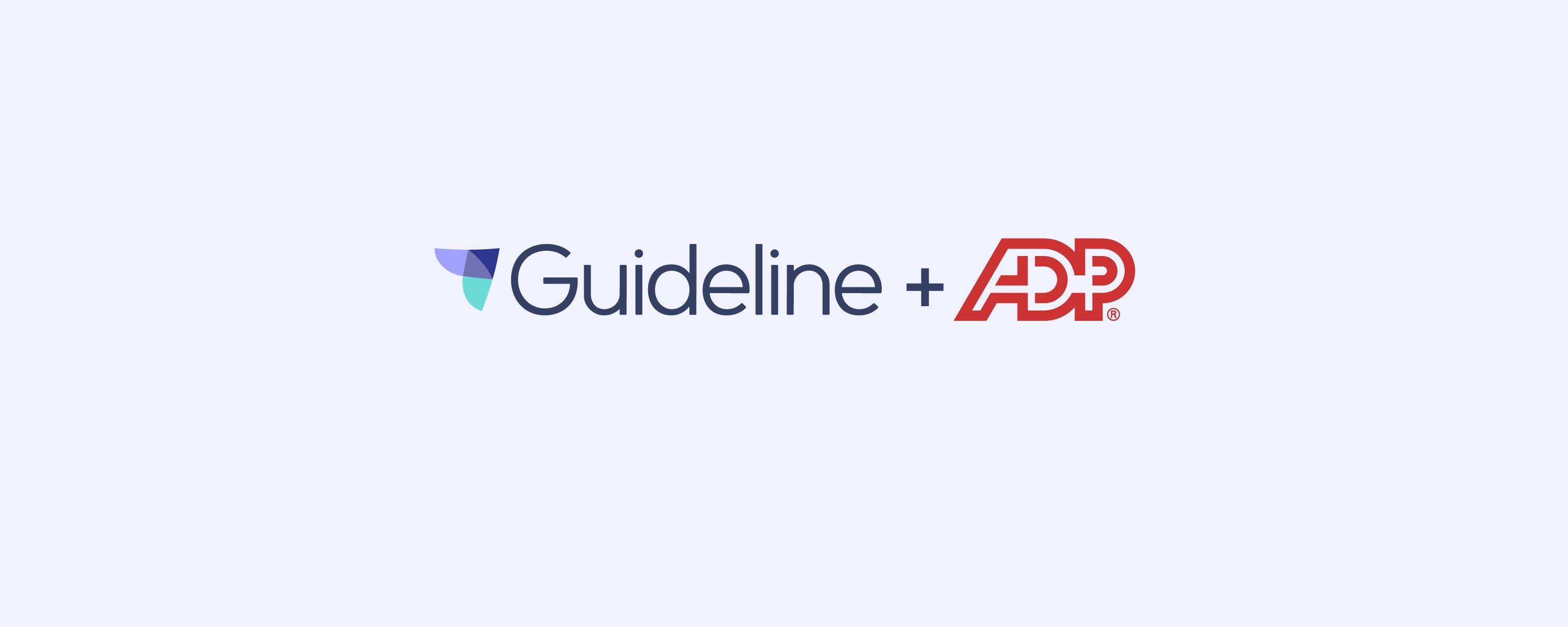 Guideline and ADP logos