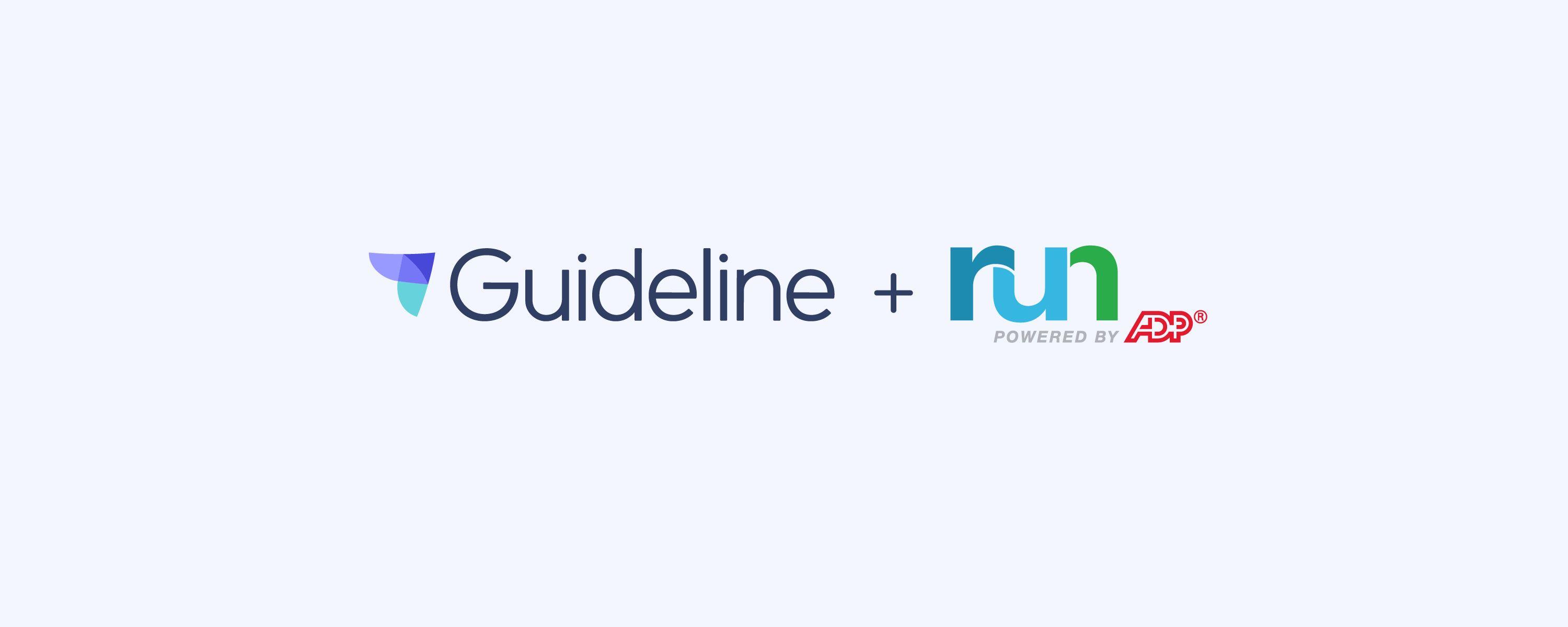 Guideline and RUN ADP logos