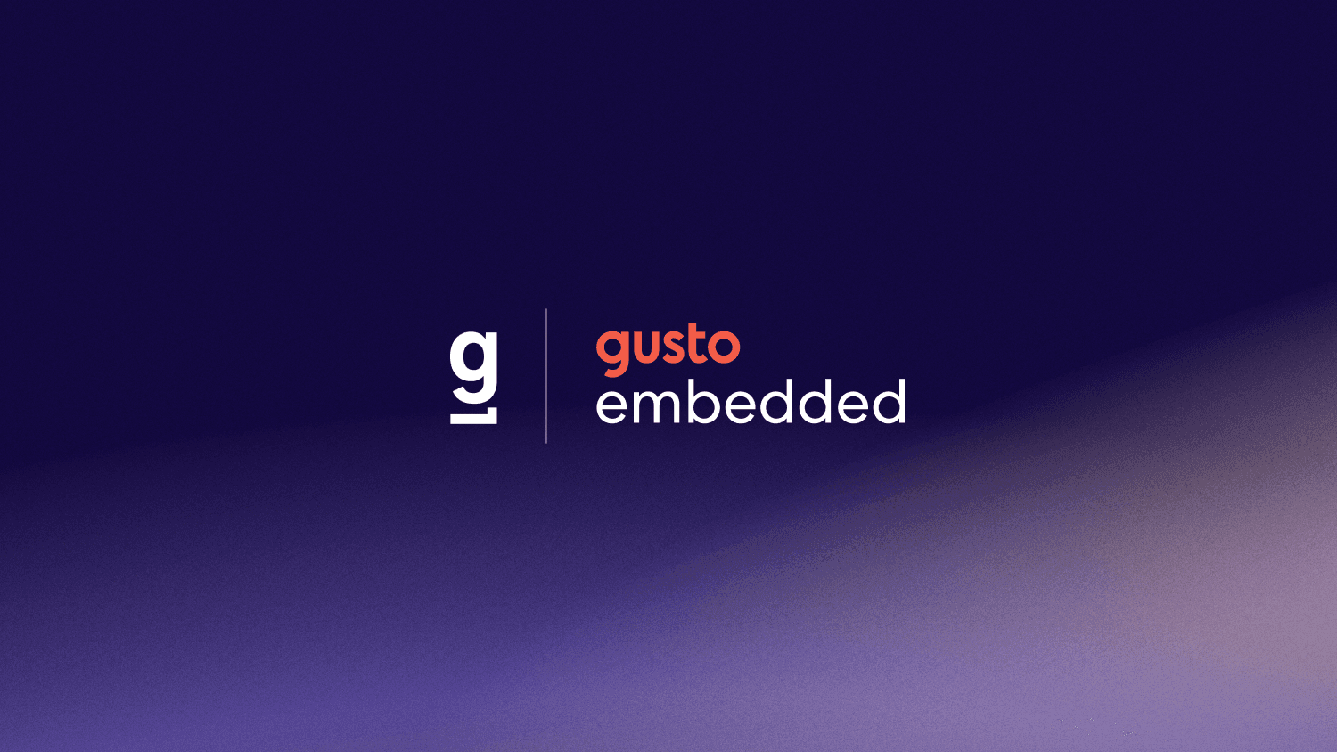 Guideline and Gusto Embedded Payroll logos to communicate partnership launch