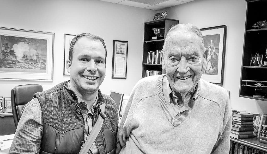 Jack Bogle and Kevin Busqe