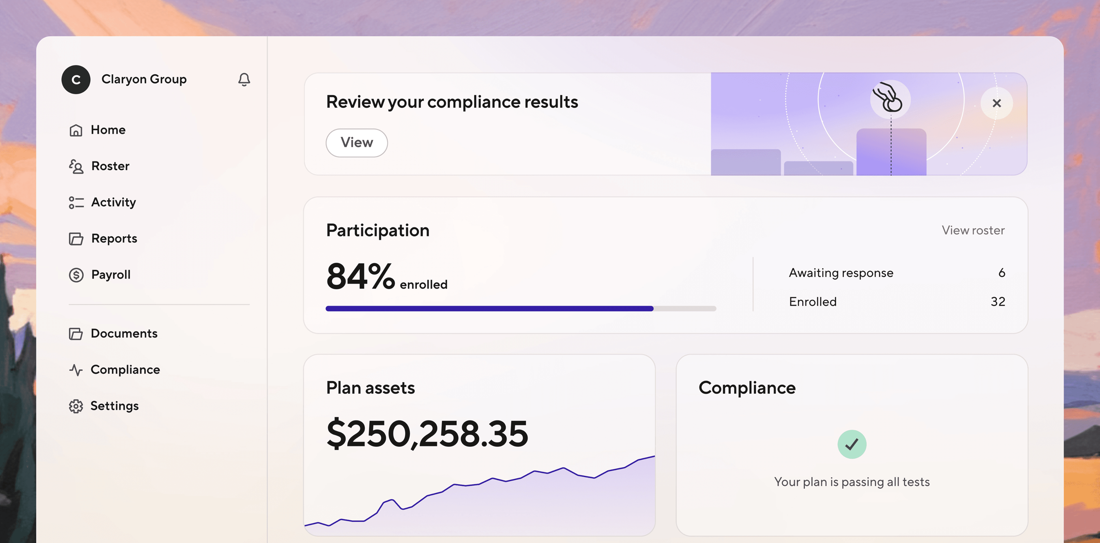 401(k) Sponsor Dashboard