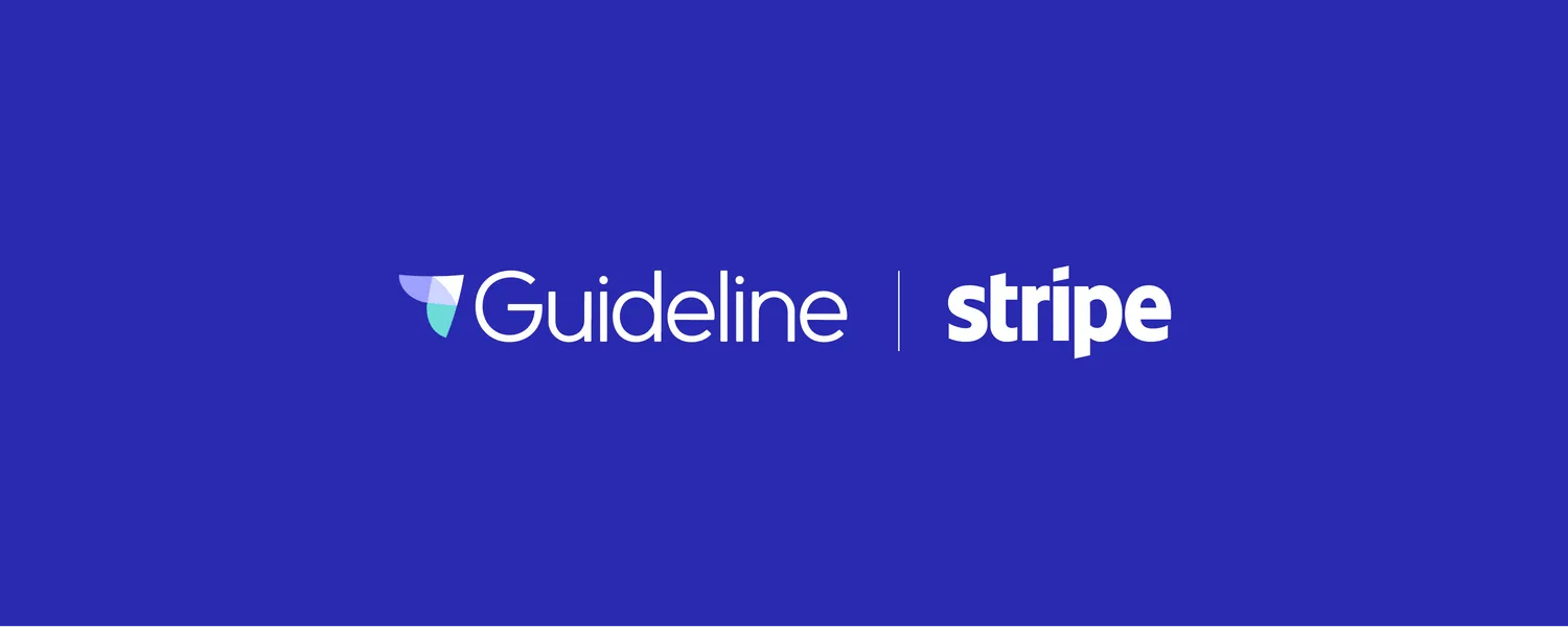 Guideline and Stripe logos